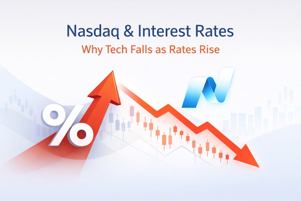 NASDAQ Interest Rate Correlation: Why Tech Falls as Rates Rise